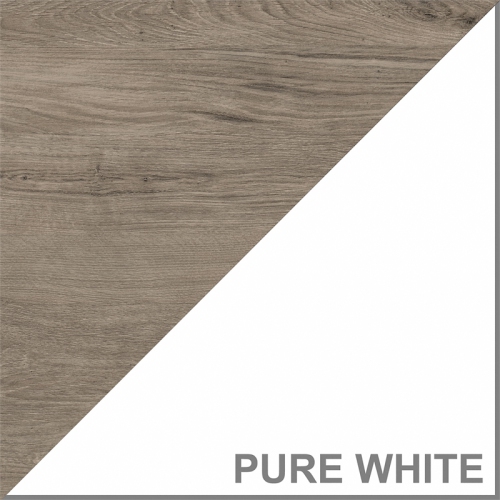 Salinas 6 Cube Organizer in Pure White and Shiplap Gray - Engineered Wood