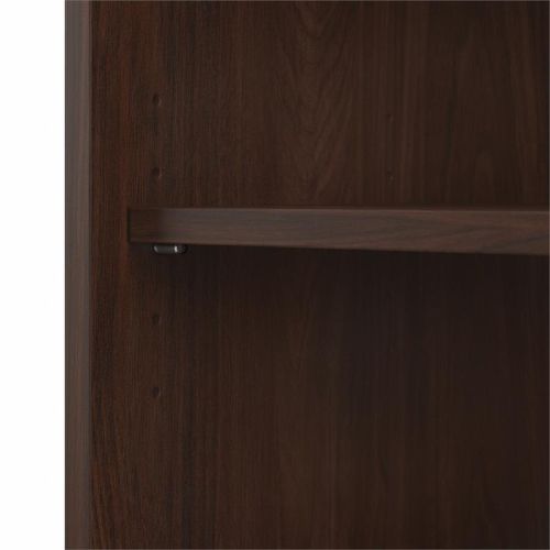 Scranton & Co Furniture Cabot Tall 5 Shelf Bookcase in Modern Walnut