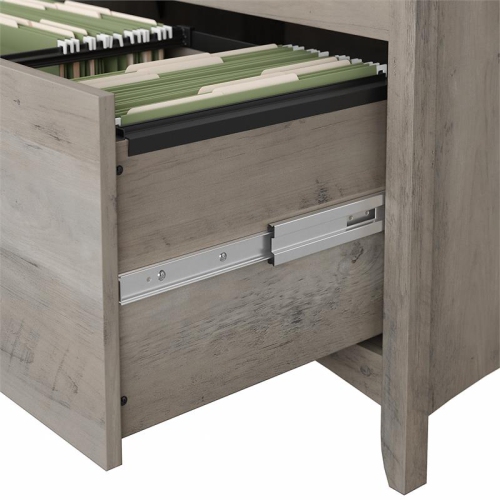 Bush Furniture Salinas 2 Drawer File Cabinet in Driftwood Gray