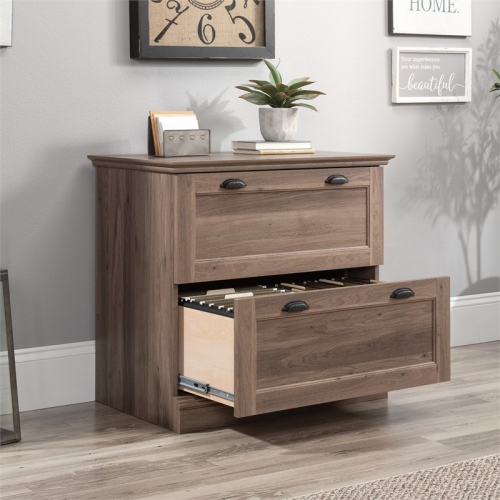 Sauder Barrister Lane Engineered Wood 2-Drawer Lateral File Cabinet Salt Oak