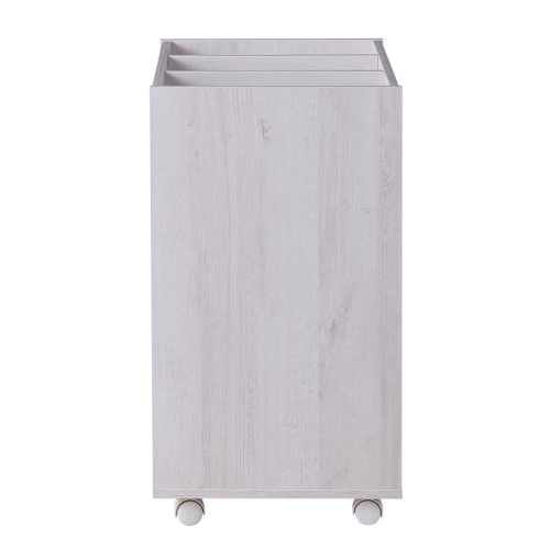 Meuble-classeur transitionnel à 3 tiroirs en bois de la collection Furniture of America Hite, blanc