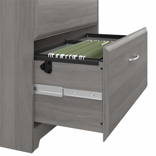 Cabot 2 Drawer Lateral File Cabinet in Modern Gray - Engineered Wood