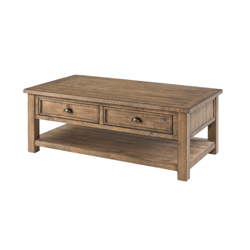 MARTIN SVENSSON HOME  Monterey Solid Wood 2 Drawer Coffee Table Natural In Brown