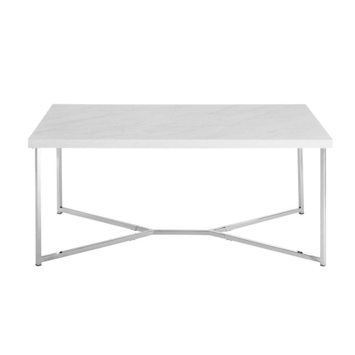Buy Blissey 90cm Cloud Coffee Table - White - MyDeal