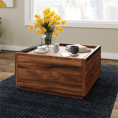 Sauder Manhattan Gate Engineered Wood Coffee Table in Blaze Acacia