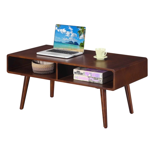 Pemberly Row Coffee Table in Espresso Wood Finish