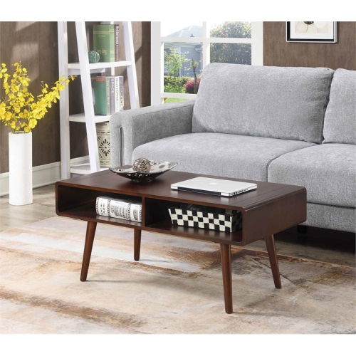 Pemberly Row Coffee Table in Espresso Wood Finish