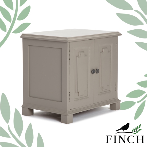 FINCH  Ellison Storage Cabinet In Gray