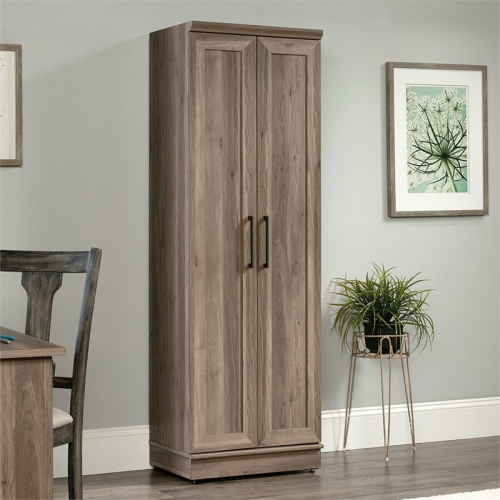 Sauder Homeplus Farmhouse Engineered Wood Brown 23" Storage Cabinet