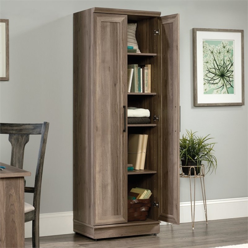 Sauder Homeplus Farmhouse Engineered Wood Brown 23" Storage Cabinet