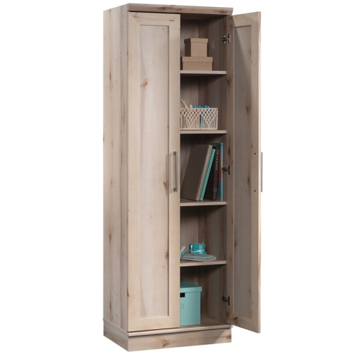 Sauder HomePlus Wooden Storage Cabinet in Pacific Maple