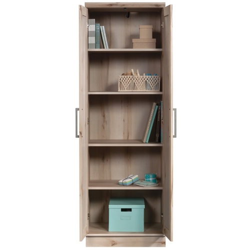 Sauder HomePlus Wooden Storage Cabinet in Pacific Maple