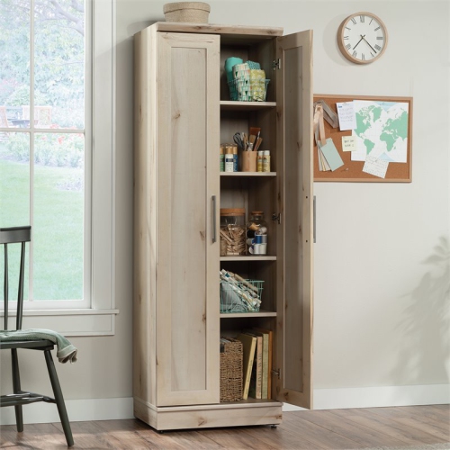 Sauder HomePlus Wooden Storage Cabinet in Pacific Maple