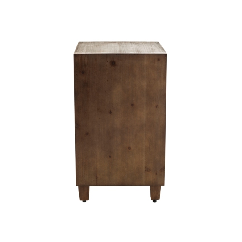 Finch Sawyer 3 Drawer Cabinet Brown