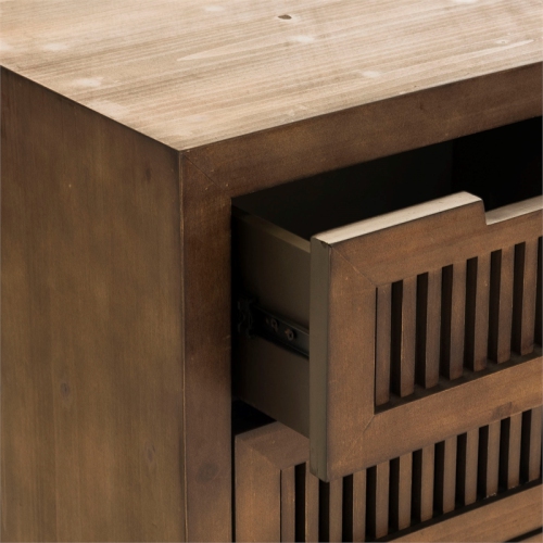 Finch Sawyer 3 Drawer Cabinet Brown