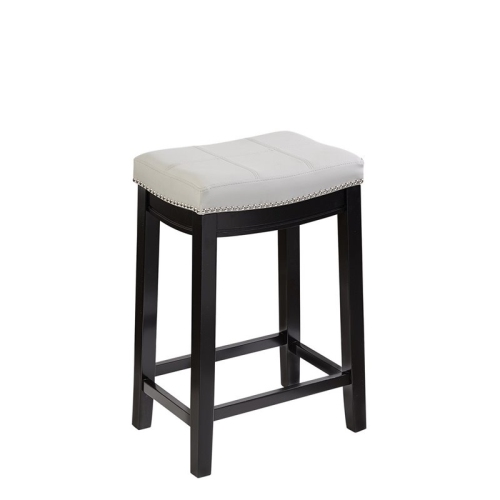 LINON  Claridge 26" Wood Counter Stool In In Gray