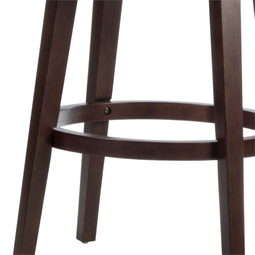 Hillsdale Mid-City 26" Wood Contemporary Counter Stool in Chocolate