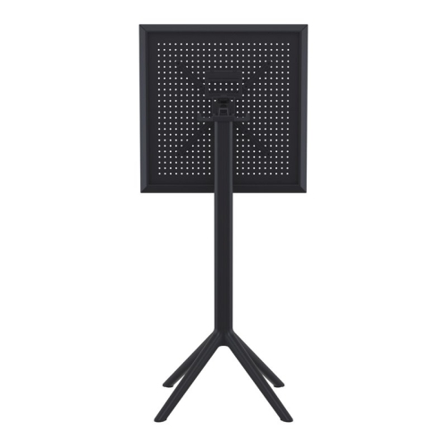Sky 24 inch Square Folding Bar Table in Black finish