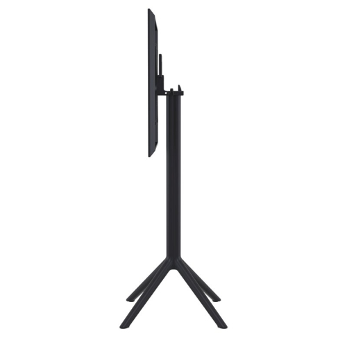 Sky 24 inch Square Folding Bar Table in Black finish