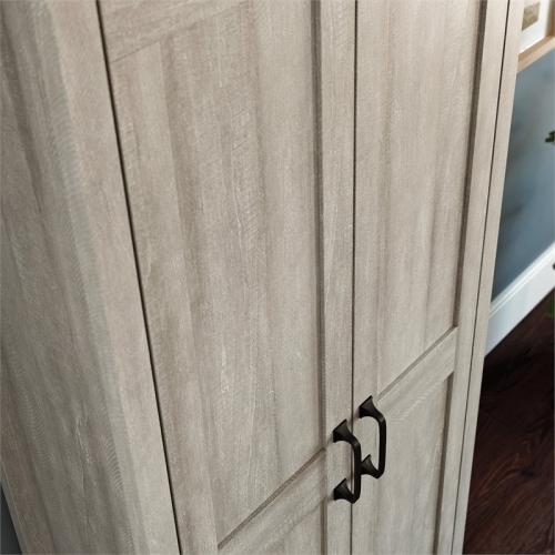 Sauder Engineered Wood 2-Door Storage Cabinet in Spring Maple