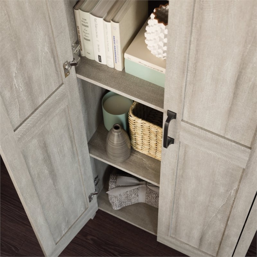 Sauder Engineered Wood 2-Door Storage Cabinet in Spring Maple