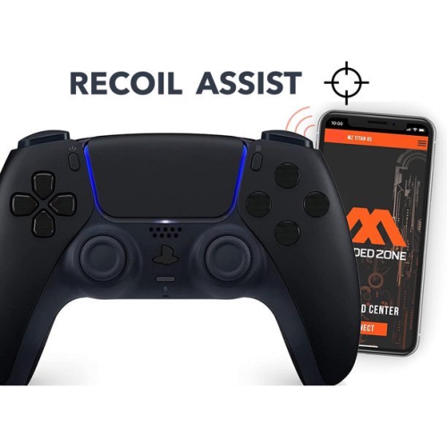  MODDEDZONE Midnight Black Anti-recoil SMART Rapid Fire  Controller Compatible with PS5 Custom Modded Controller all shooter games &  more : Video Games