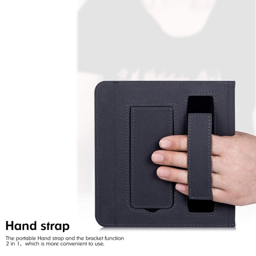 BOZHUORUI Stand Case for Kobo Libra H2O e-Books Readers - Premium PU Leather Protective Cover with