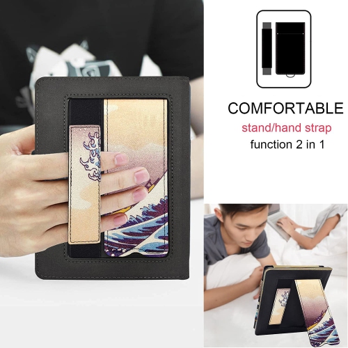 GOVTVA Kindle Paperwhite Case Fits All-New 10th Gen- 2018 / 6 Inch All Paperwhite Generations - PU Leather Sleeve Stand Cove