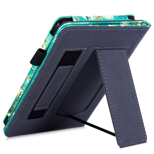 BOZHUORUI Stand Case for Kobo Clara HD eReader - Premium PU Leather Protective Sleeve Cover with