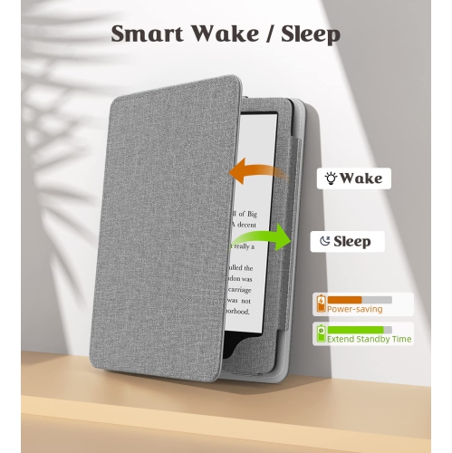 MoKo Case for 6.8" Kindle Paperwhite and Kindle Paperwhite Signature Edition, Slim PU Shell Cover Cas