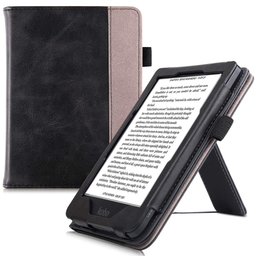 BOZHUORUI Stand Case for Kobo Clara HD eReader - Premium PU Leather Protective Sleeve Cover with