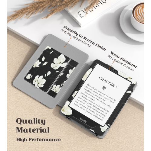 MoKo Case for 6.8" Kindle Paperwhite and Kindle Paperwhite Signature Edition, Slim PU Shell Cover Cas