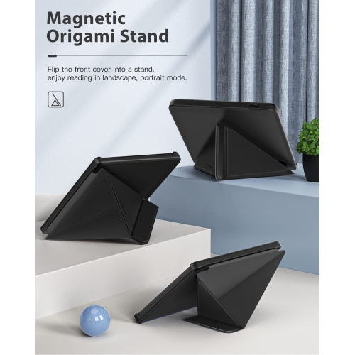 MoKo Folio Case for Kobo Libra 2 E-Reader 7 inch 2021 Released, Origami Standing Shell Cover Case with Multi Angle Magnetic