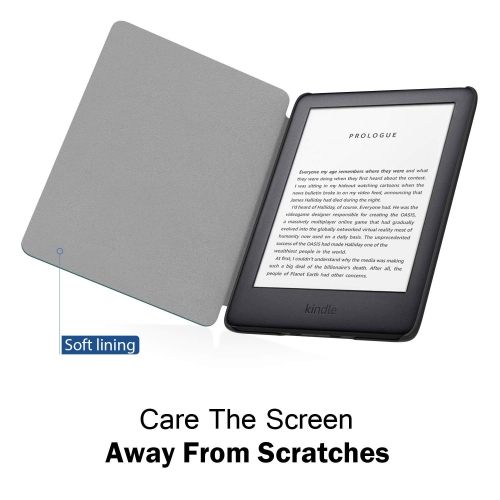 MoKo Case Fits 6" Kindle, Thinnest Protective Shell Cover with Auto Wake/Sleep, Will Not Fit