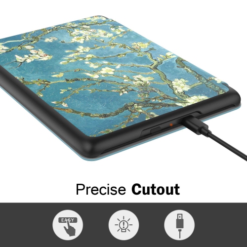 MoKo Case Fits 6" Kindle, Thinnest Protective Shell Cover with Auto Wake/Sleep, Will Not Fit