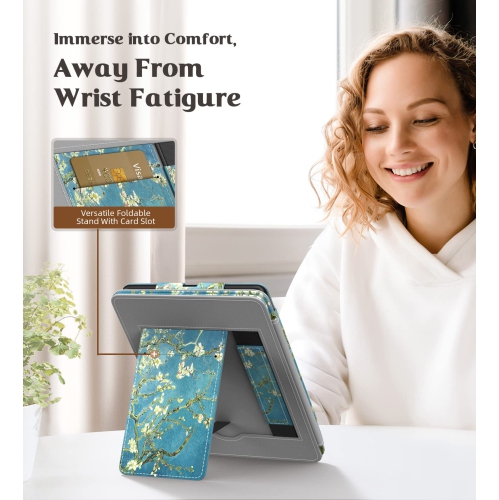 MoKo Case for 6.8" Kindle Paperwhite and Kindle Paperwhite Signature Edition, Slim PU Shell Cover Cas