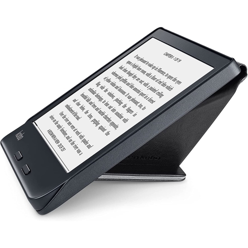 Kobo Libra 2 SleepCover Case | Black | Sleep/Wake Technology | Built-in 2-Way Stand | Vegan Leather | Compatible with 7” Kobo Libra 2 eReader