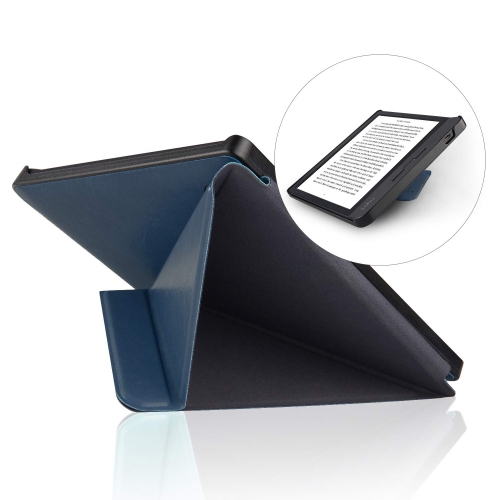 CoBak Kobo Libra H2O Case with Stand - Libra H2O Origami Protective PU Leather Smart Cover with Auto Sleep Wake Feature for
