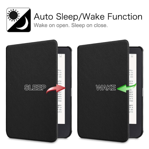 Étui SlimShell pour Clara HD de Kobo - Étui protecteur en similicuir pu ultra mince et léger avec Auto Sleep/Wake pour liseuse Clara HD de 6 po de