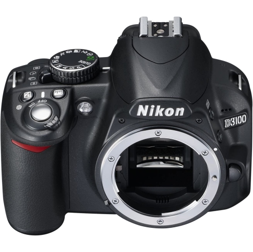 Nikon D3100 14.2MP Digital Camera Body Only - (Black) (No Lens) (Intl) (Renewed)