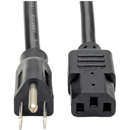 TRIPP LITE CÂBLE D'ALIMENTATION POUR ORDINATEUR 0,9 M 5-15P VERS C13 HEAVY DUTY 15 A 14 AWG 3 PI