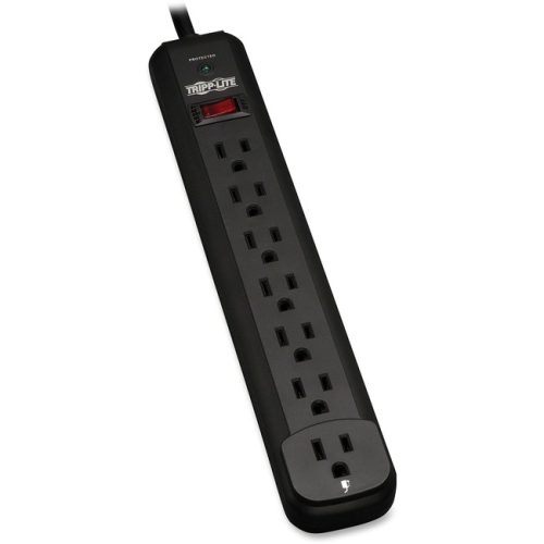 TRIPP LITE PROTECT IT! TLP712B 7-OUTLET SURGE SUPPRESSOR, 12' CORD, BLACK