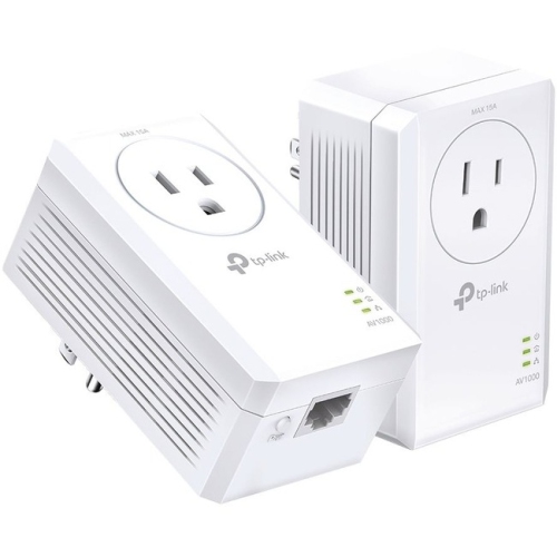 TP-LINK AV1000 GIGABIT PASSTHROUGH POWERLINE STARTER KIT