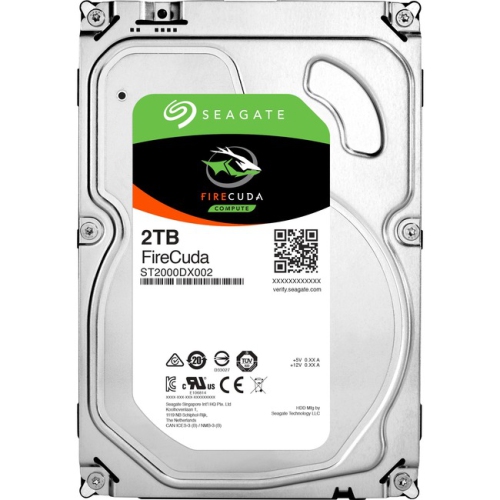 SEAGATE  Firecuda St2000Dx002 2 Tb Hybrid Hard Drive - 3.5" Internal - SATA (SATA/600)