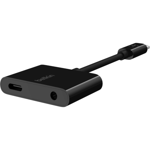 BELKIN ROCKSTAR 3.5MM AUDIO + USB-C CHARGE ADAPTER