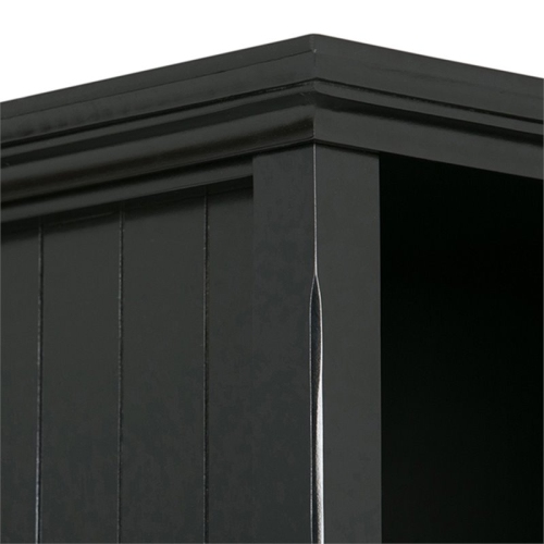 Trent Home Wood Transitional 9 Cube Bookcase and Unit in Black