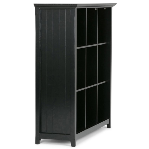 Trent Home Wood Transitional 9 Cube Bookcase and Unit in Black
