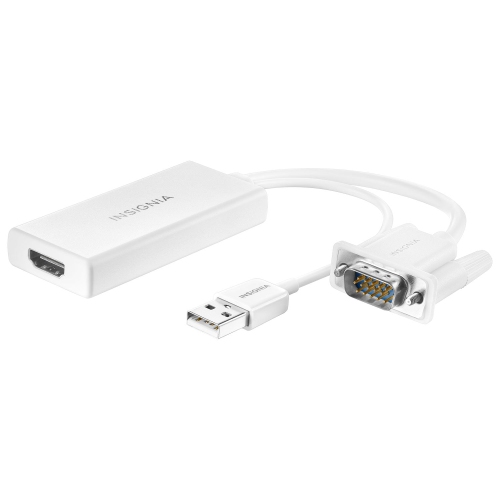 Open Box - Insignia NS-PCAVH VGA/USB to HDMI Adapter