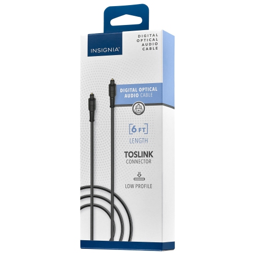 Insignia NS-HZ5142C 1.8m (6 ft.) Digital Optical Audio Cable by INSIGNIA - Open Box condition - Image 2