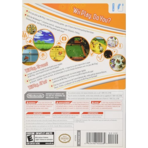 Previously Played - Wii Play Game for Nintendo Wii